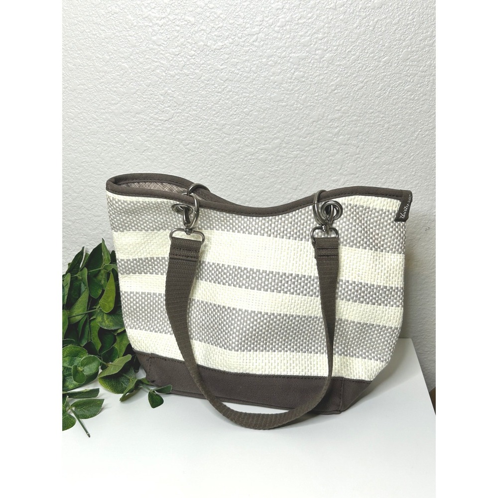 Thirty-One Canvas Crew Mini Woven Tote Bag